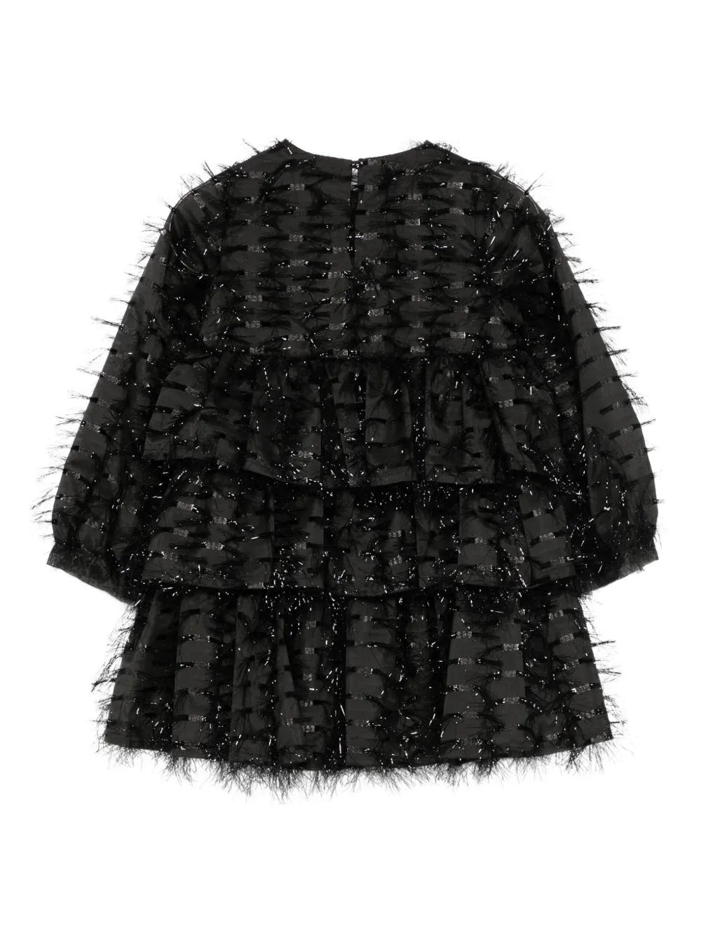 Simonetta ruffle-hem glitter-details dress | Girls Party & Special Occasion Dresses | Image 2