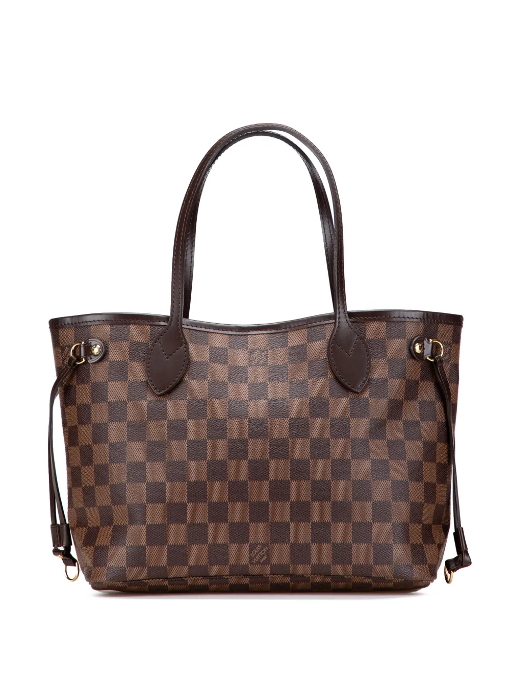 Louis Vuitton Pre-Owned 2013 ダミエ エベヌ ネヴァーフル PM トートバッグ - ブラウン Louis Vuitton Pre-Owned 2013 ダミエ エベヌ ネヴァーフル PM トートバッグ - ブラウン