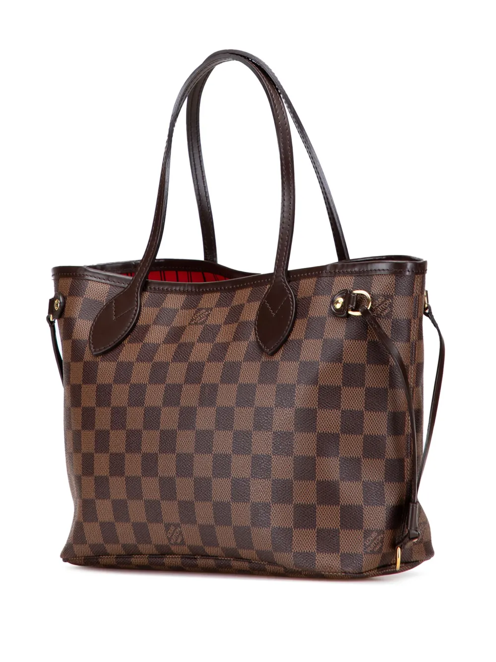 Pre-owned Louis Vuitton 2013 Damier Ebene Neverfull Pm Tote Bag In Brown