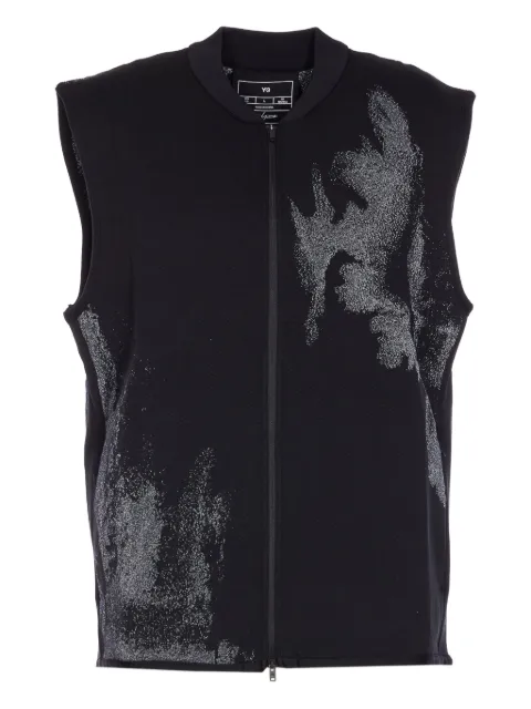 Y-3 zip-front vest