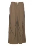 Ele drawstring-fastening trousers - Brown