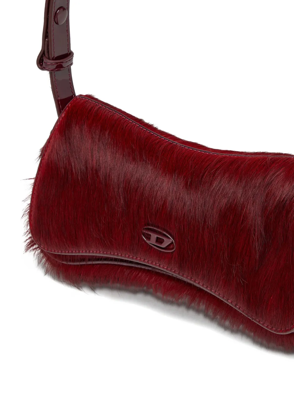 Diesel Play clutch van kalfsleer Rood