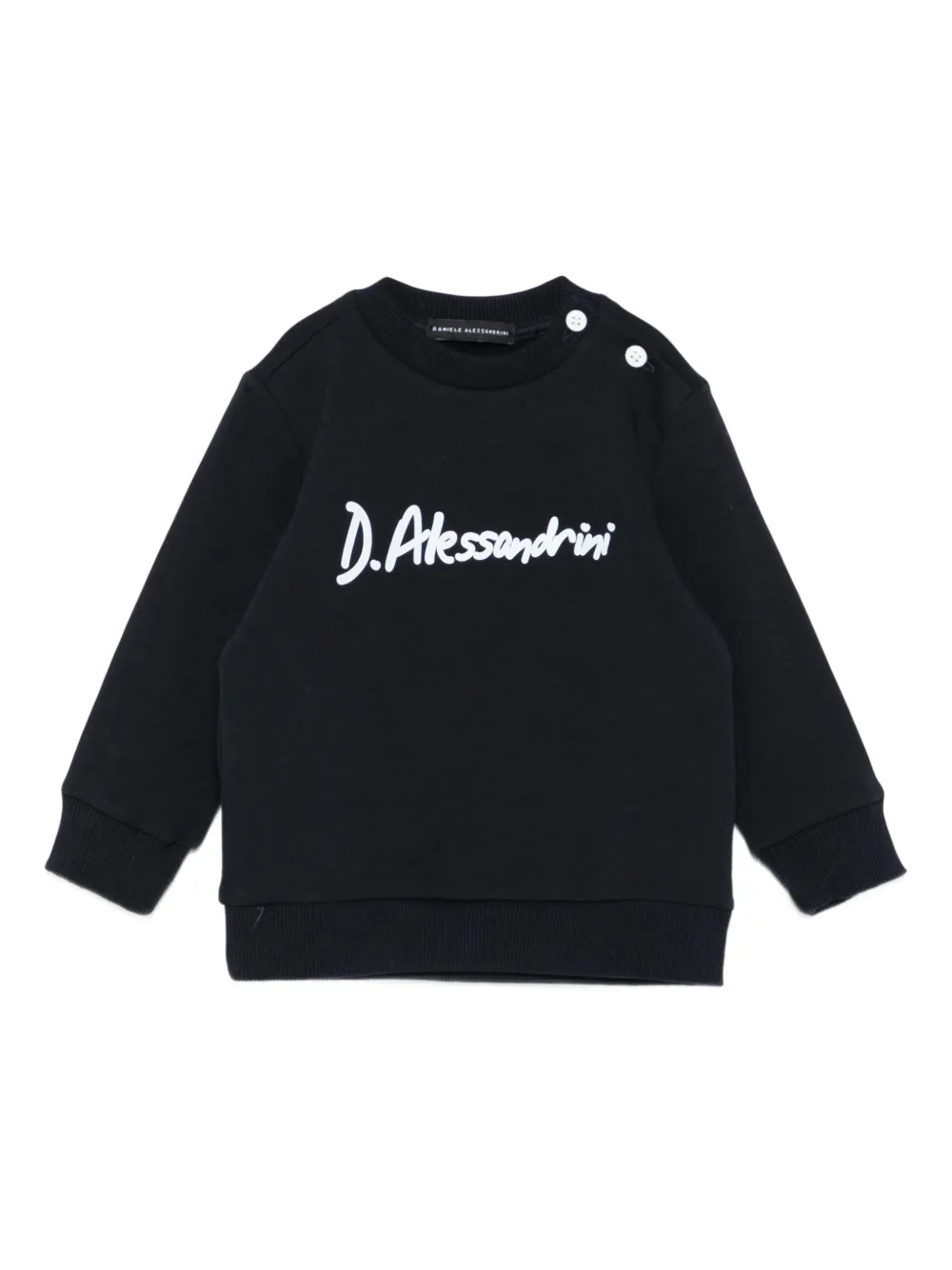Daniele Alessandrini Kids logo-print sweatshirt | Blue | Image 1