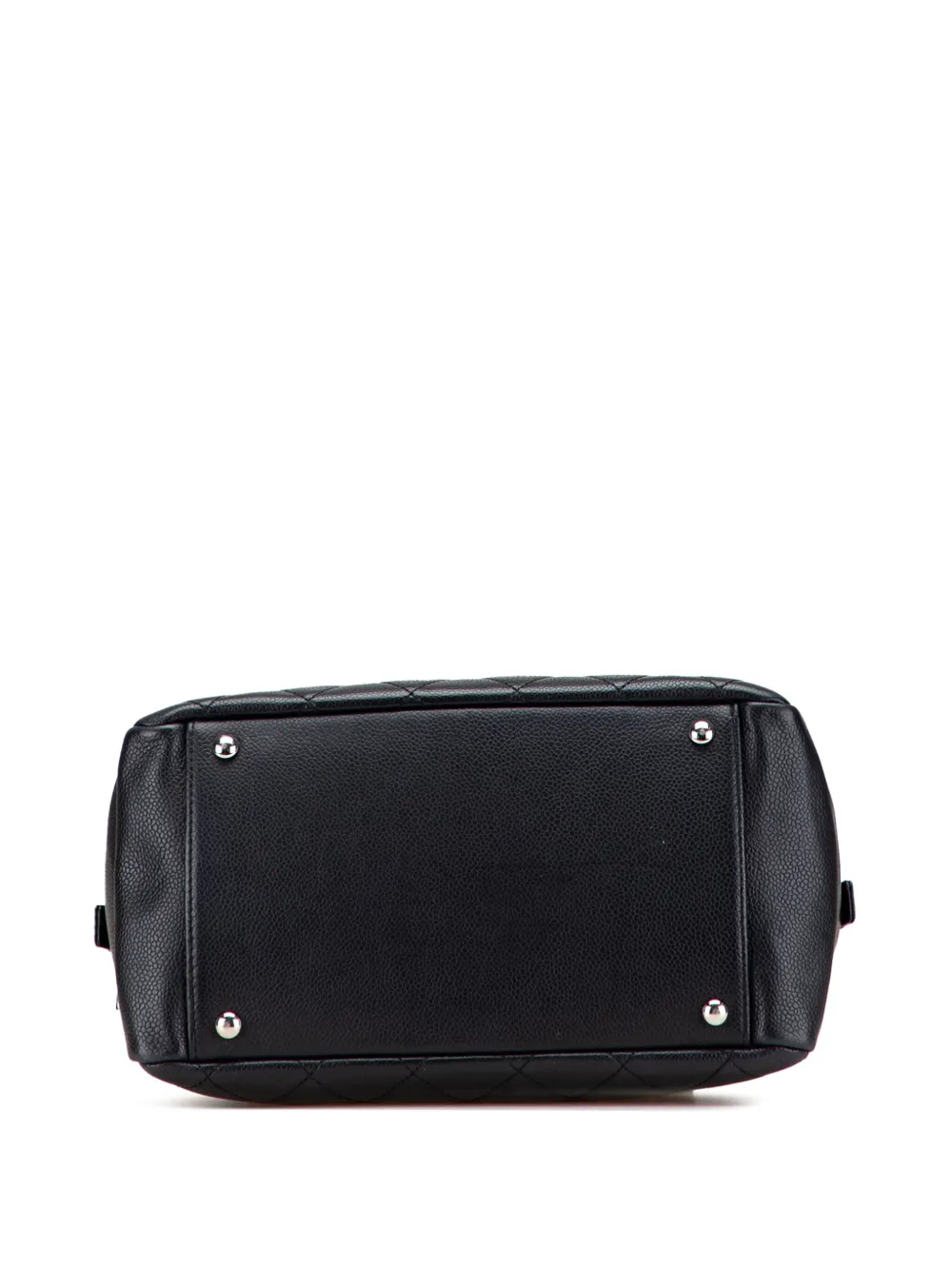 Pre-owned Chanel 2008-2009 Petite Caviar Timeless Tote Bag In Black