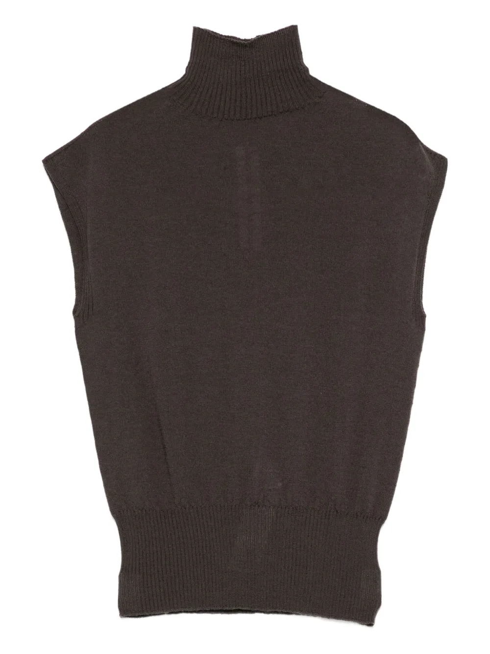 Rick Owens wool knitted top | Brown | Image 1