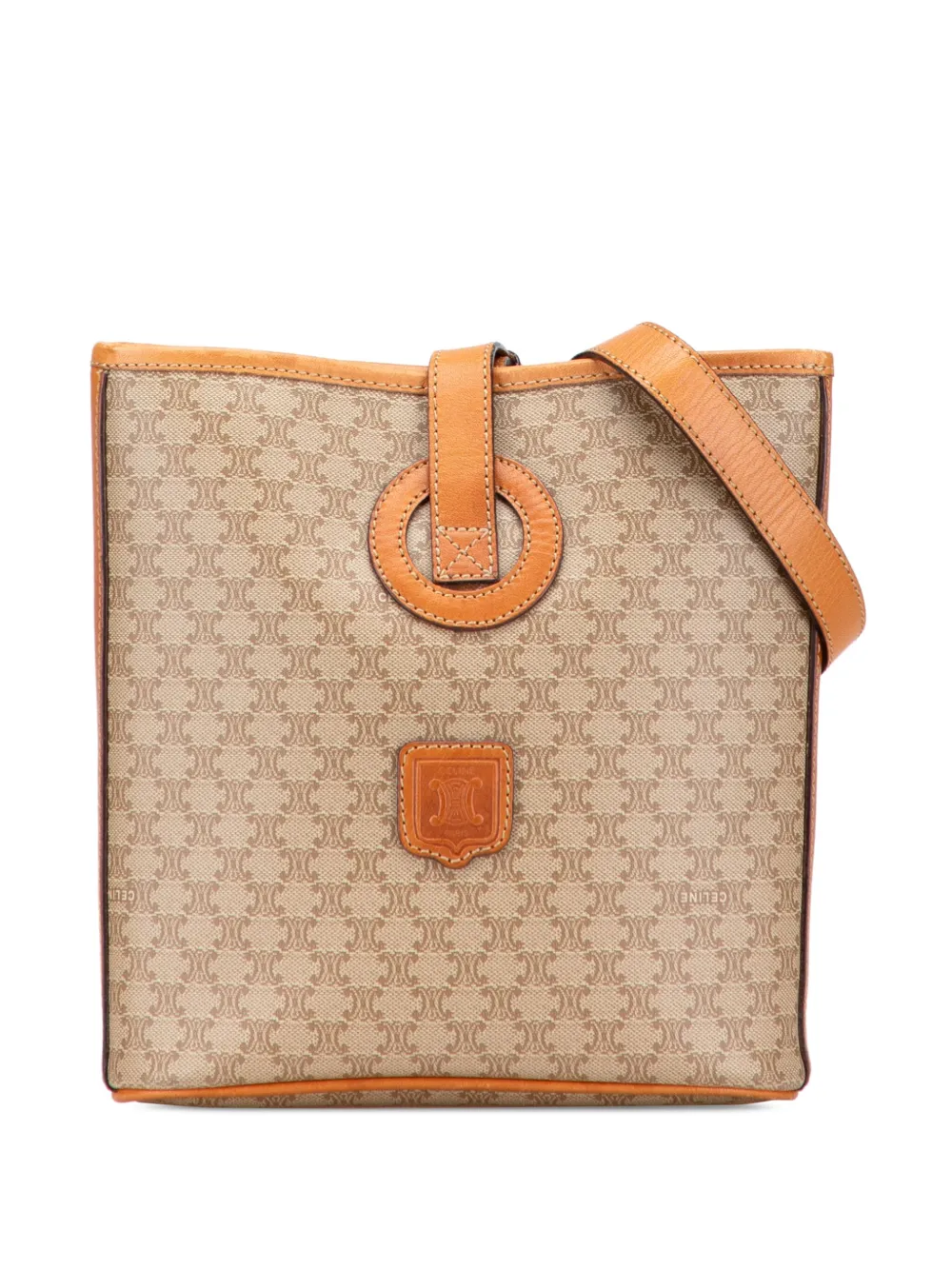 Céline Pre-Owned 2010 Macadam Coated Canvas crossbody bag - ブラウン Céline Pre-Owned 2010 Macadam Coated Canvas crossbody bag - ブラウン