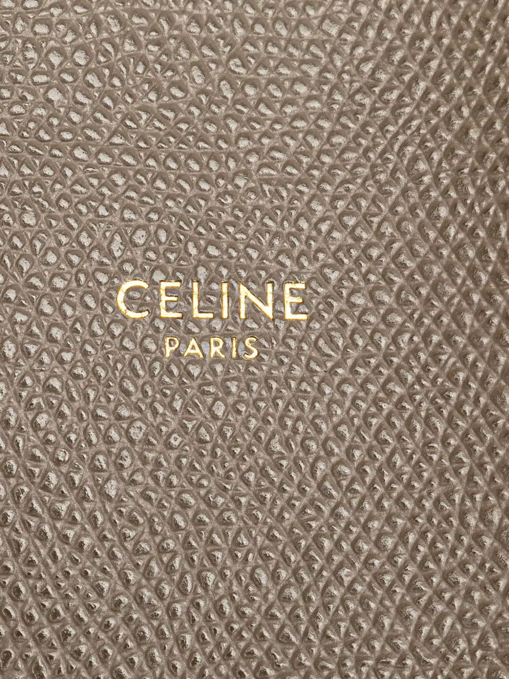 Pre-owned Celine 21st Century Small Grained Calfskin Vertical Cabas Satchel In Brown