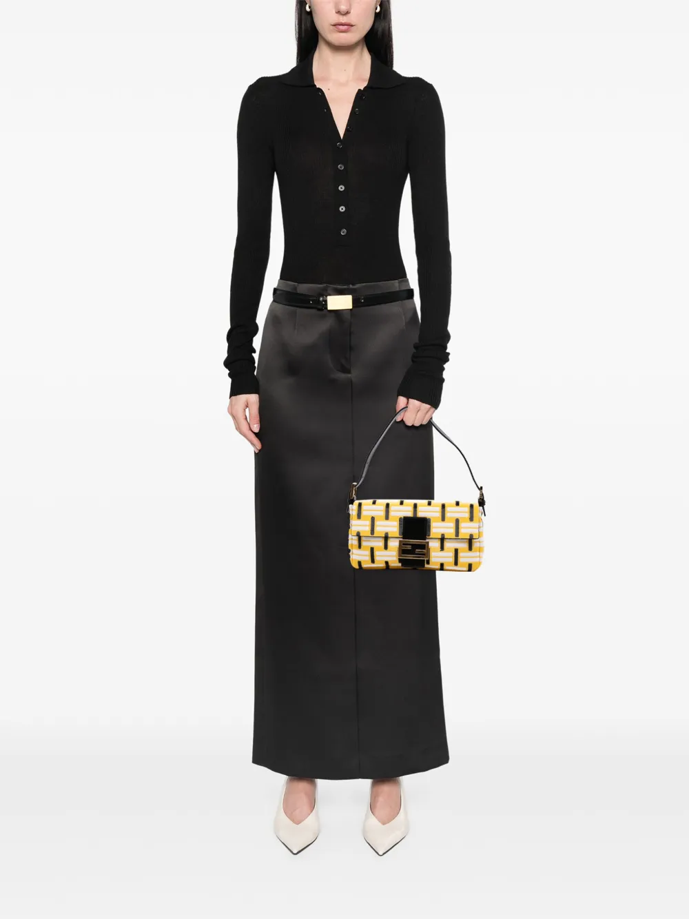 Fendi Pre-Owned 2000-2010 Medium Sequin Baguette shoulder bag | Pre-Owned | Image 2
