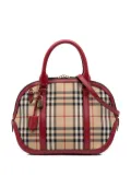 Burberry Pre-Owned 2000-2017 Small Haymarket Check Canvas Orchard Bowling Bag satchel - Brown