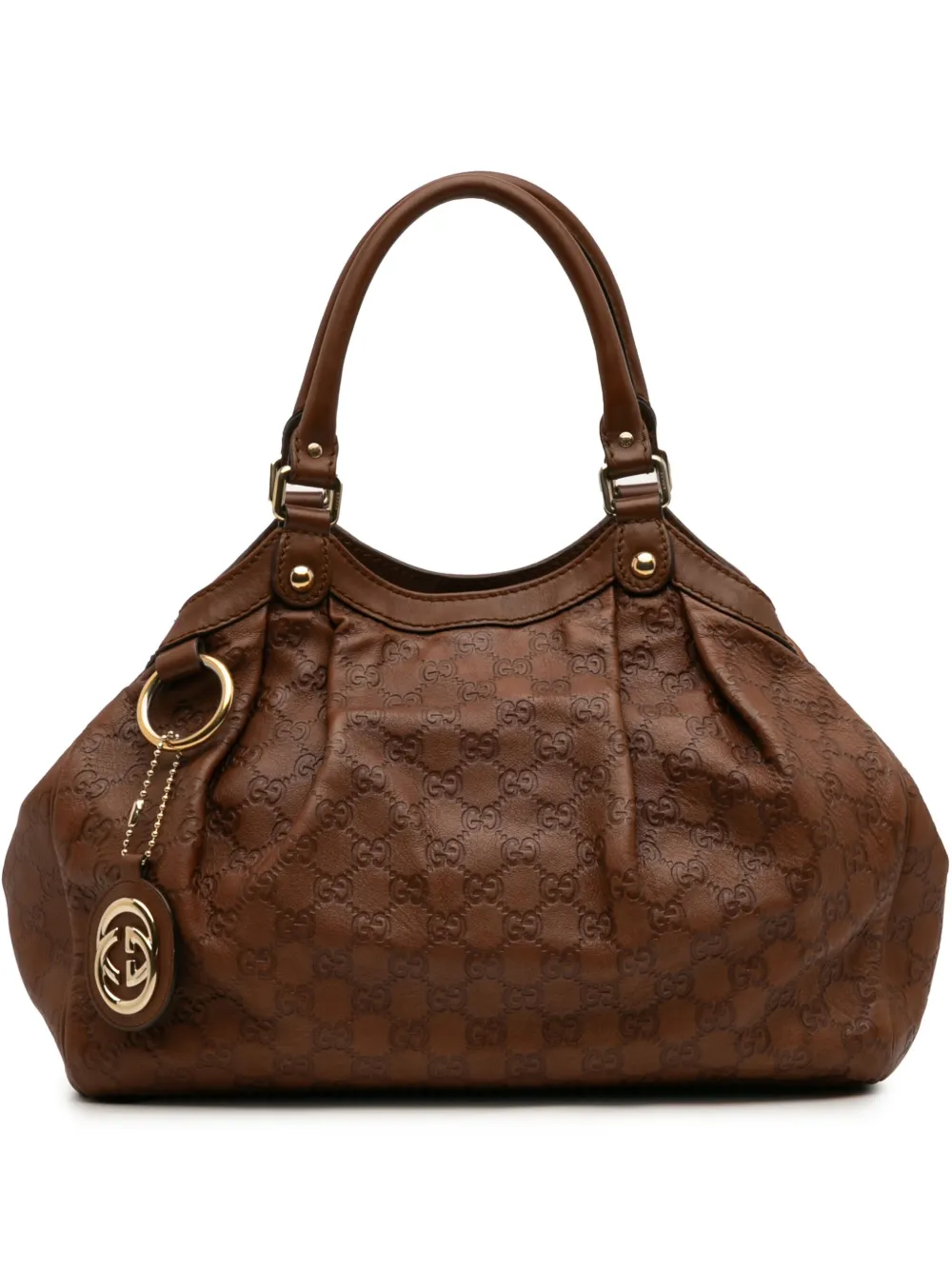Gucci Pre-Owned 2016-2025 Medium Guccissima Sukey tote bag - ブラウン Gucci Pre-Owned 2016-2025 Medium Guccissima Sukey tote bag - ブラウン