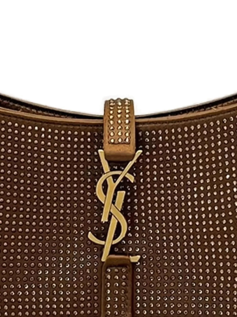 Saint Laurent Verfraaide schoudertas - Bruin