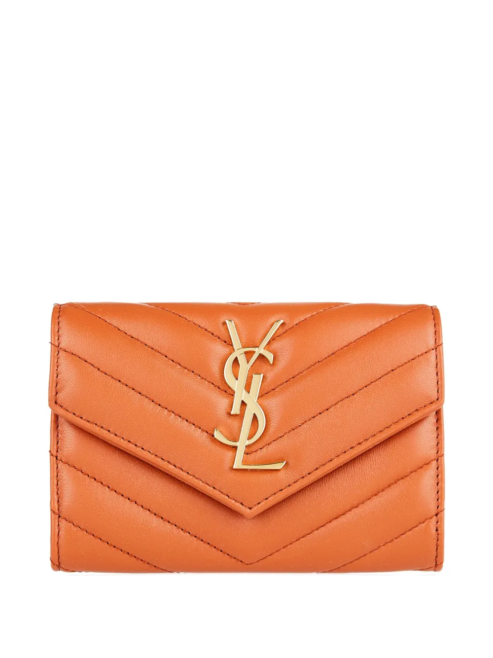 Saint Laurent Portemonnaie mit Zickzackmuster | Orange | Image 1