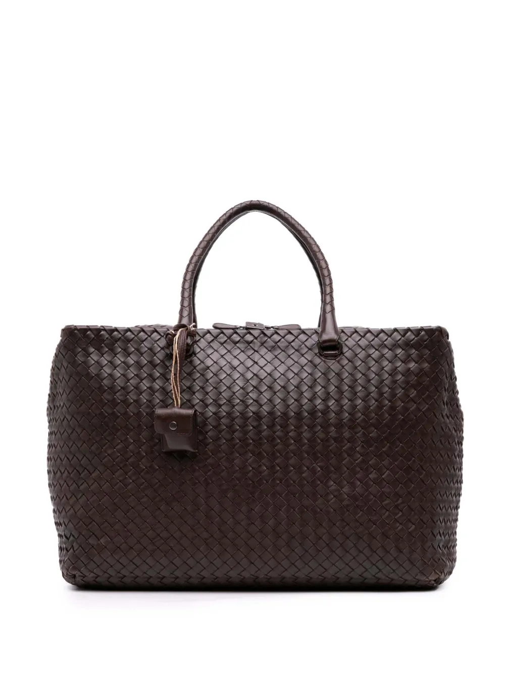 Bottega Veneta Pre-Owned 2011 Large Nappa Intrecciato Brick tote bag - Bottega Veneta Pre-Owned 2011 Large Nappa Intrecciato Brick tote bag -