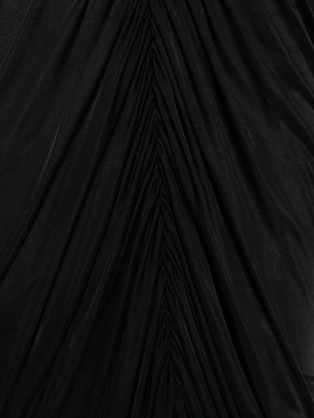 Rick Owens Cut-out Draped Dress In Black