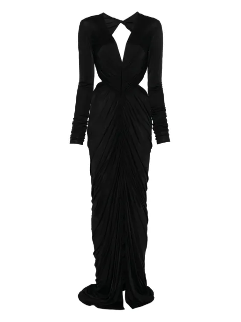 Rick Owens Lilies cut-out draped dress