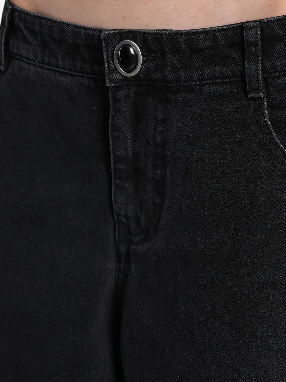 Christopher Esber Basket Leather Jeans In Black