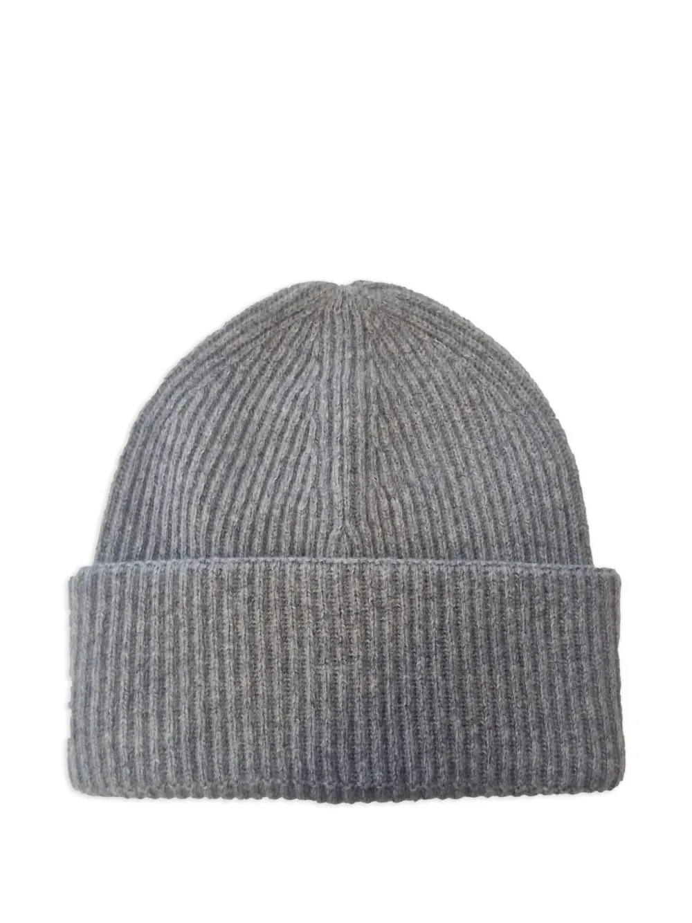 Amaranto Ribbed Beanie In Gray