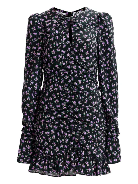 Essentiel Antwerp vestido corto con volantes y mangas farol