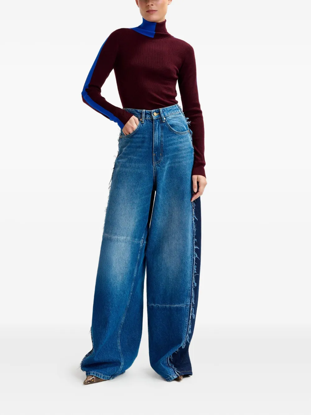 Essentiel Antwerp Iffort Turtleneck Sweater In Multi