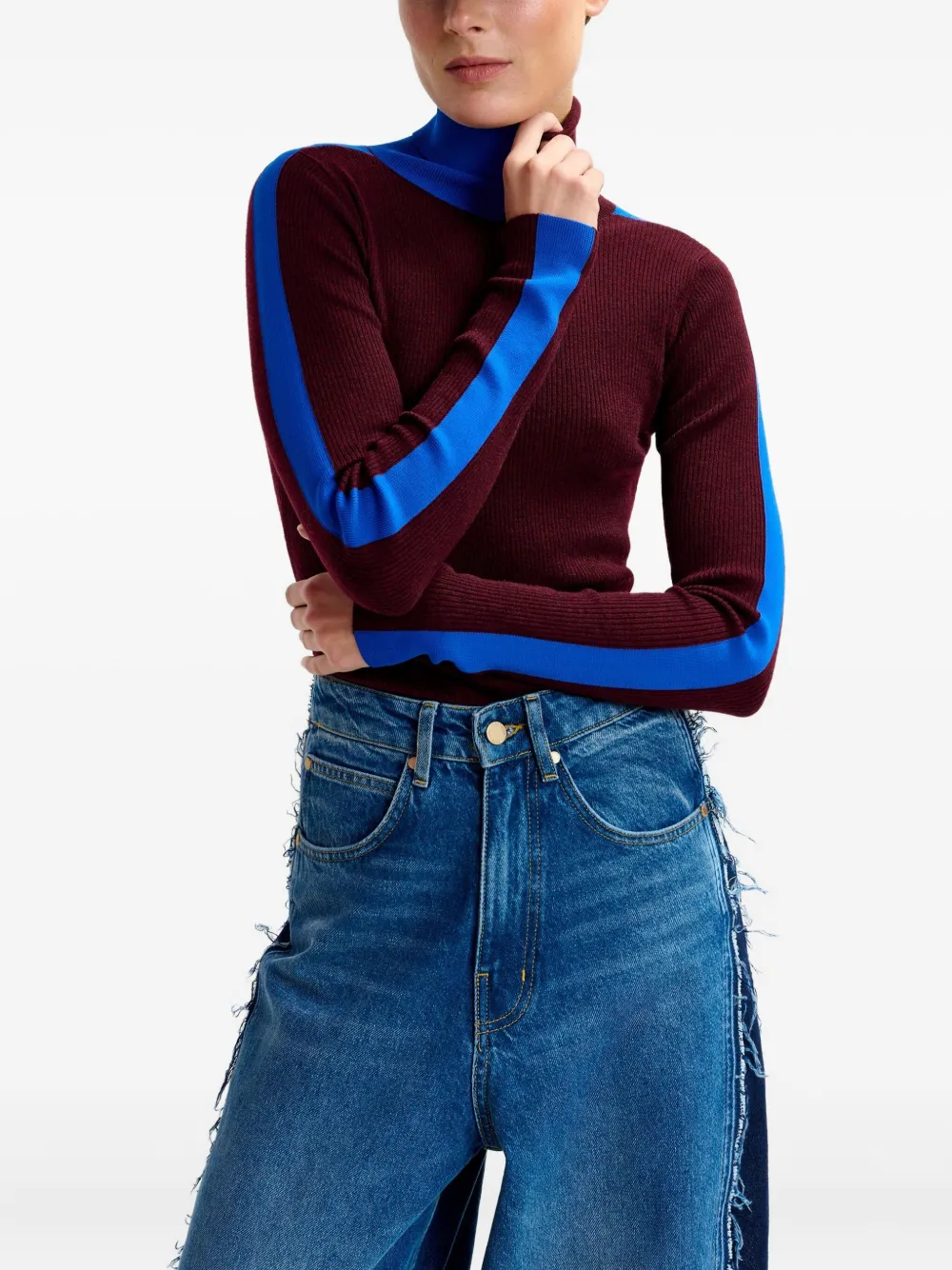 Essentiel Antwerp Iffort Turtleneck Sweater In Multi