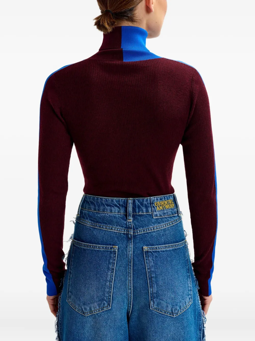 Essentiel Antwerp Iffort Turtleneck Sweater In Multi