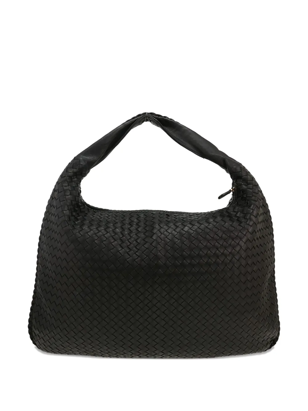 Bottega Veneta Pre-Owned Veneta intrecciato shoulder bag - ブラック Bottega Veneta Pre-Owned Veneta intrecciato shoulder bag - ブラック