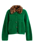 Essentiel Antwerp button-embellshment cardigan - Green