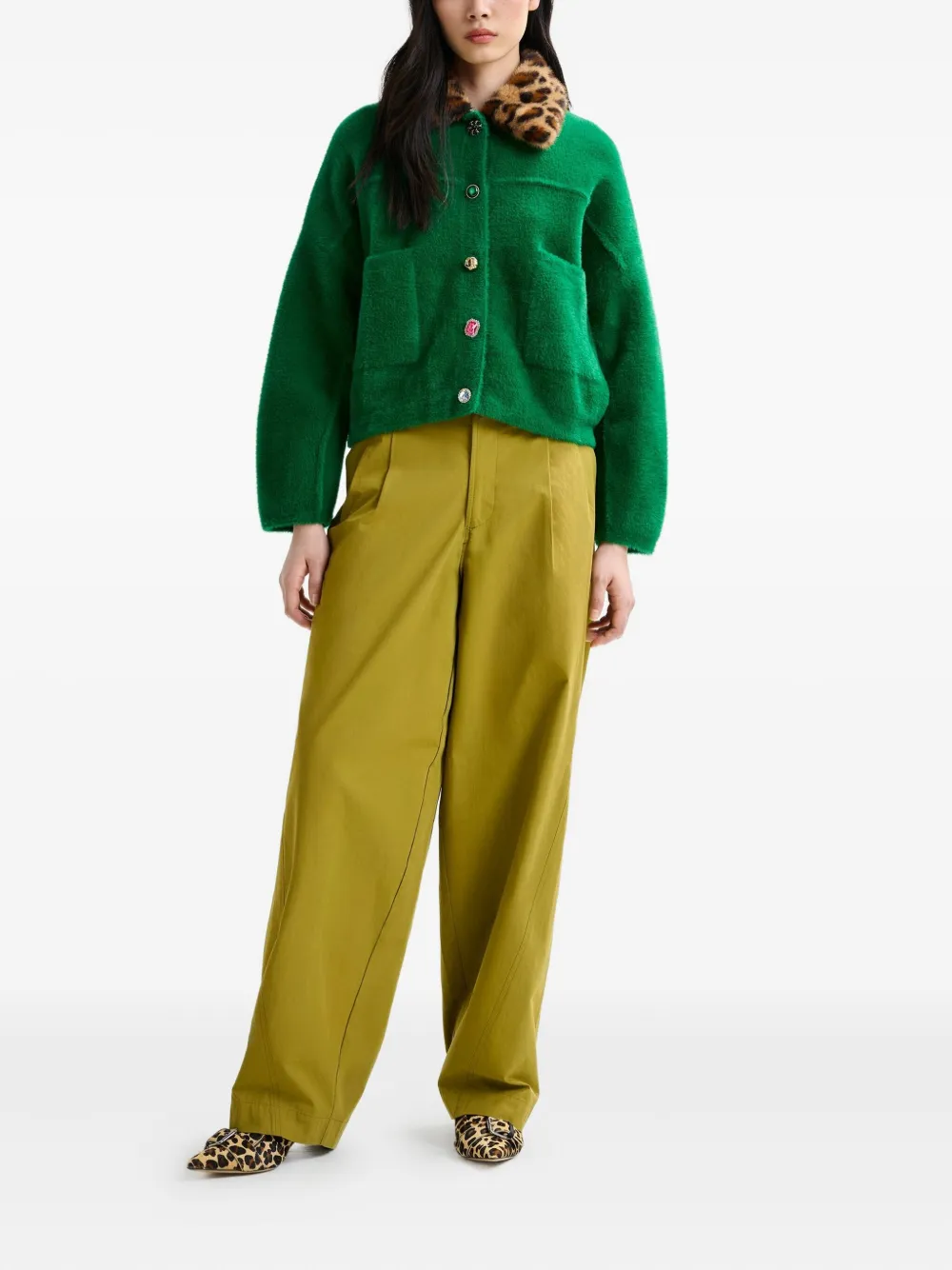 Essentiel Antwerp button-embellshment cardigan | Cardigans | Image 2