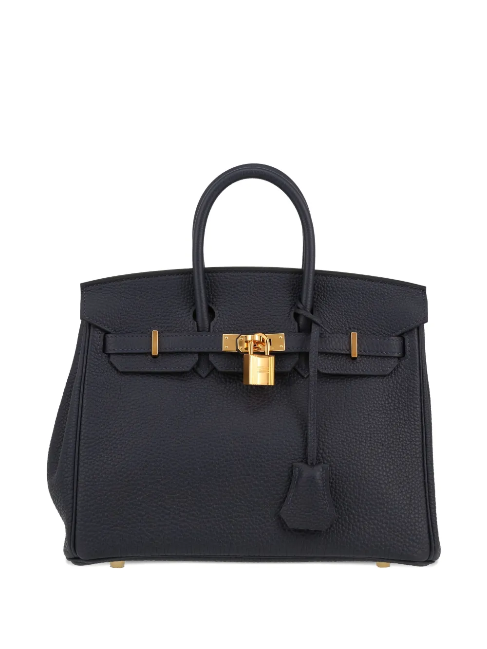 Hermès Pre-Owned Birkin 25 togo-leather tote bag - ブルー Hermès Pre-Owned Birkin 25 togo-leather tote bag - ブルー
