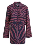 Essentiel Antwerp zebra-print mini dress - Pink