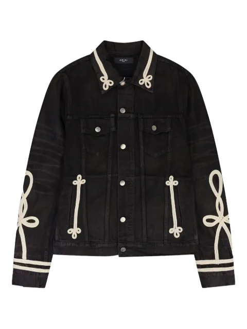 AMIRI Rough Roping trucker denim jacket