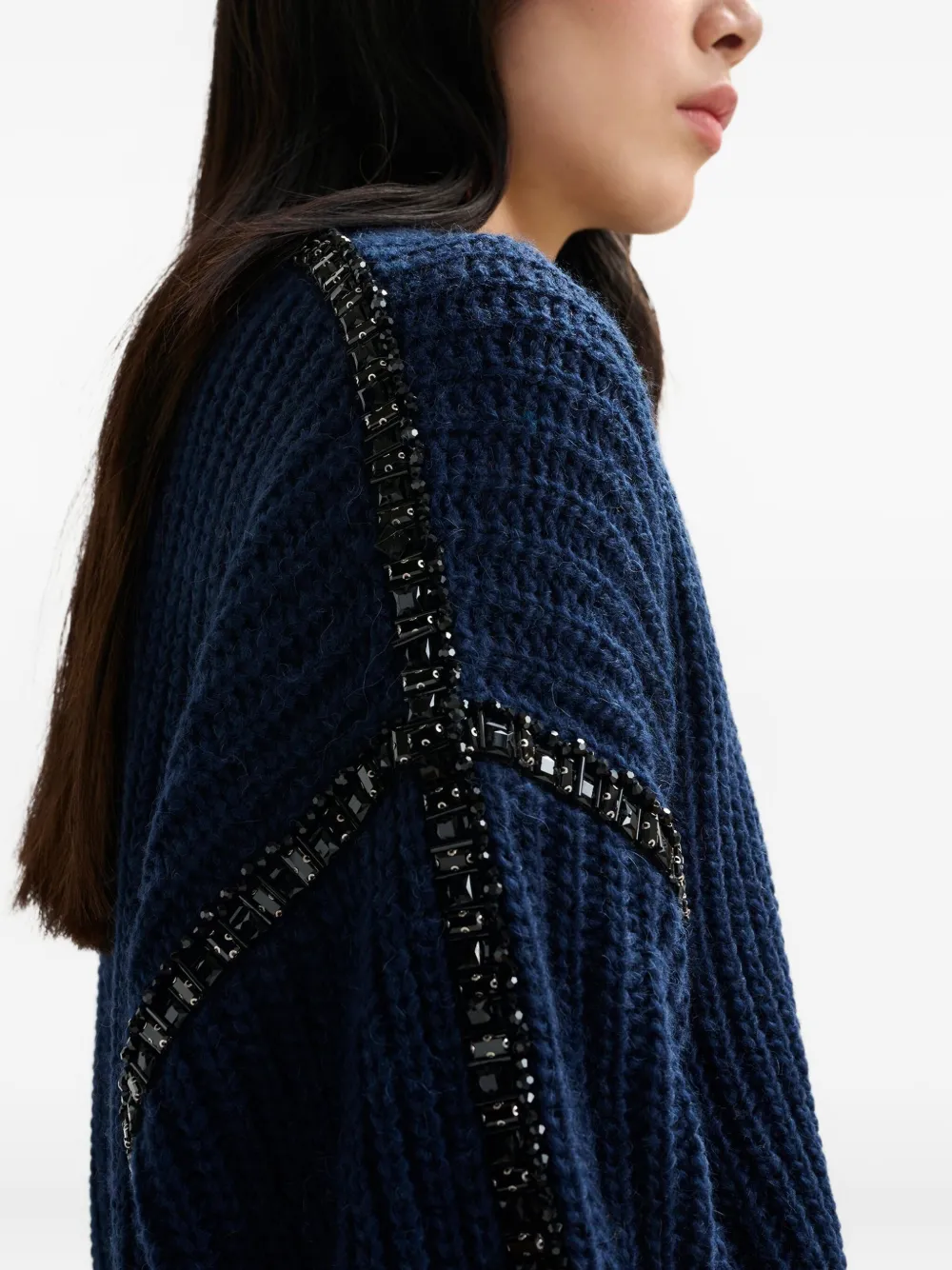 Essentiel Antwerp Indsay trui met ronde hals Blauw