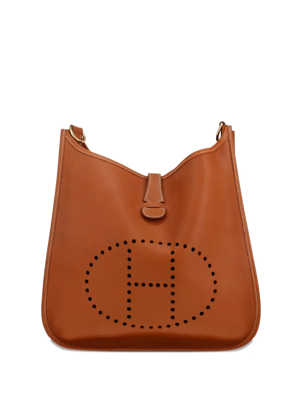 Hermès Pre-Owned 1998 Evelyne perforated-H shoulder bag - ブラウン Hermès Pre-Owned 1998 Evelyne perforated-H shoulder bag - ブラウン