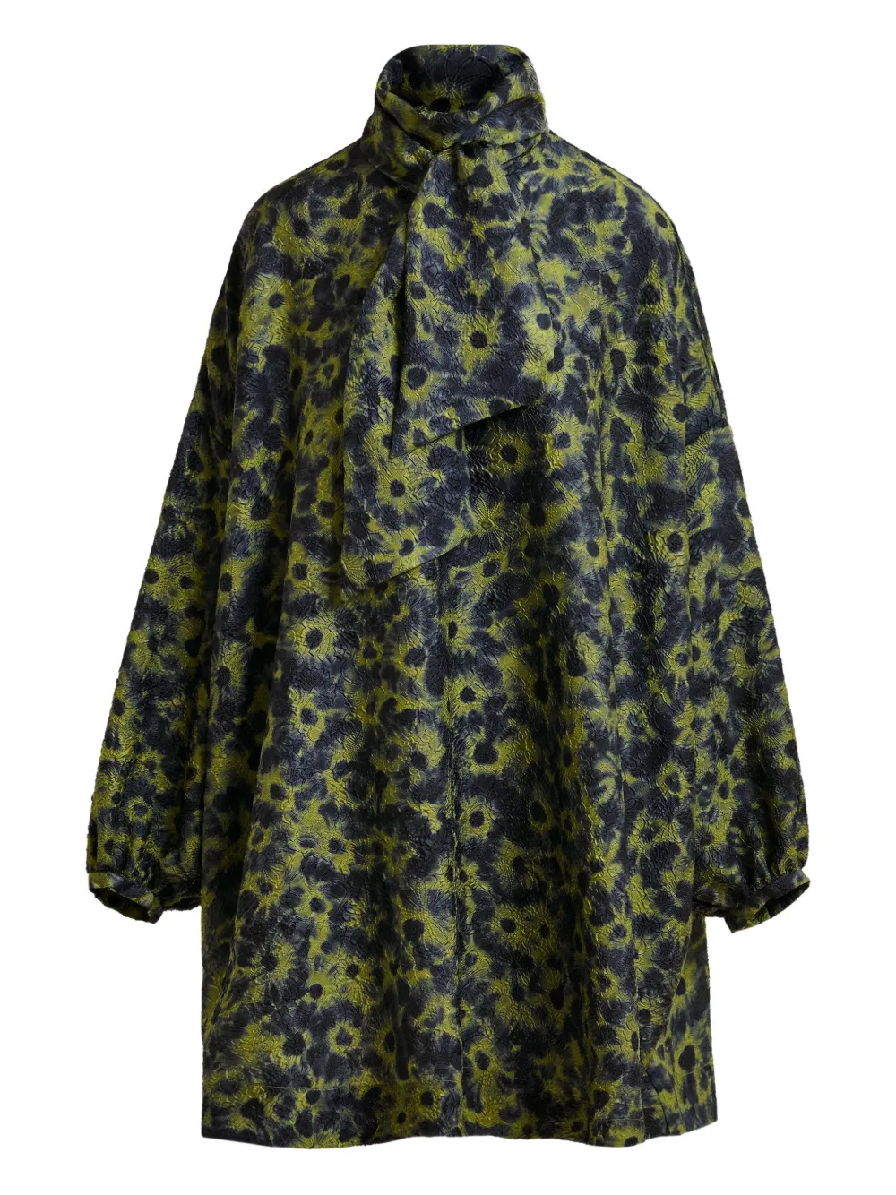 Essentiel Antwerp floral-print midi dress - グリーン Essentiel Antwerp floral-print midi dress - グリーン