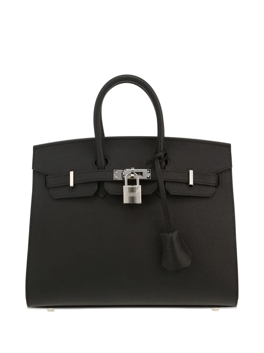 Hermès Pre-Owned Birkin 25 leather handbag - ブラック Hermès Pre-Owned Birkin 25 leather handbag - ブラック