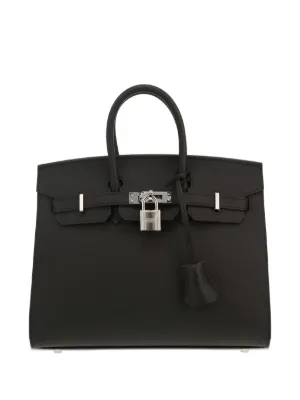 Hermès Pre-Owned Birkin 25 Handbag | Black | FARFETCH