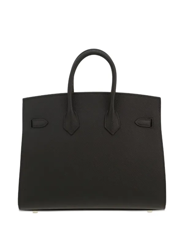 Hermès Pre-Owned バーキン 25 レザーハンドバッグ | ブラック