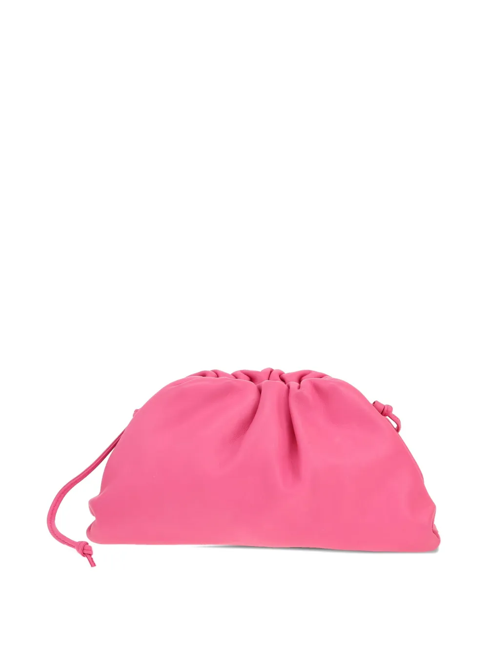 Pre-owned Bottega Veneta Leather Pouch Bag In Pink