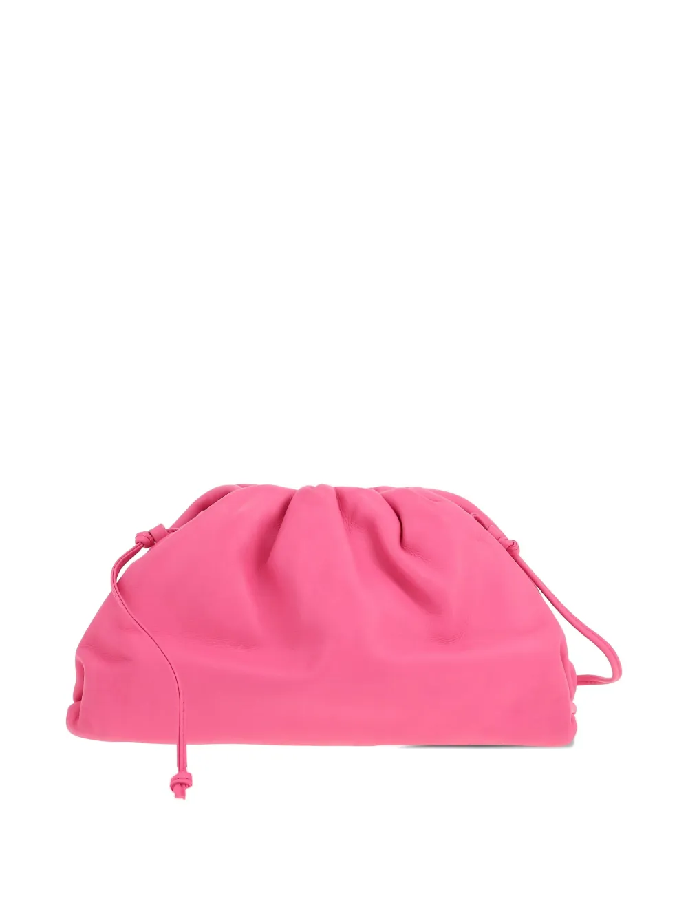 Pre-owned Bottega Veneta Leather Pouch Bag In Pink