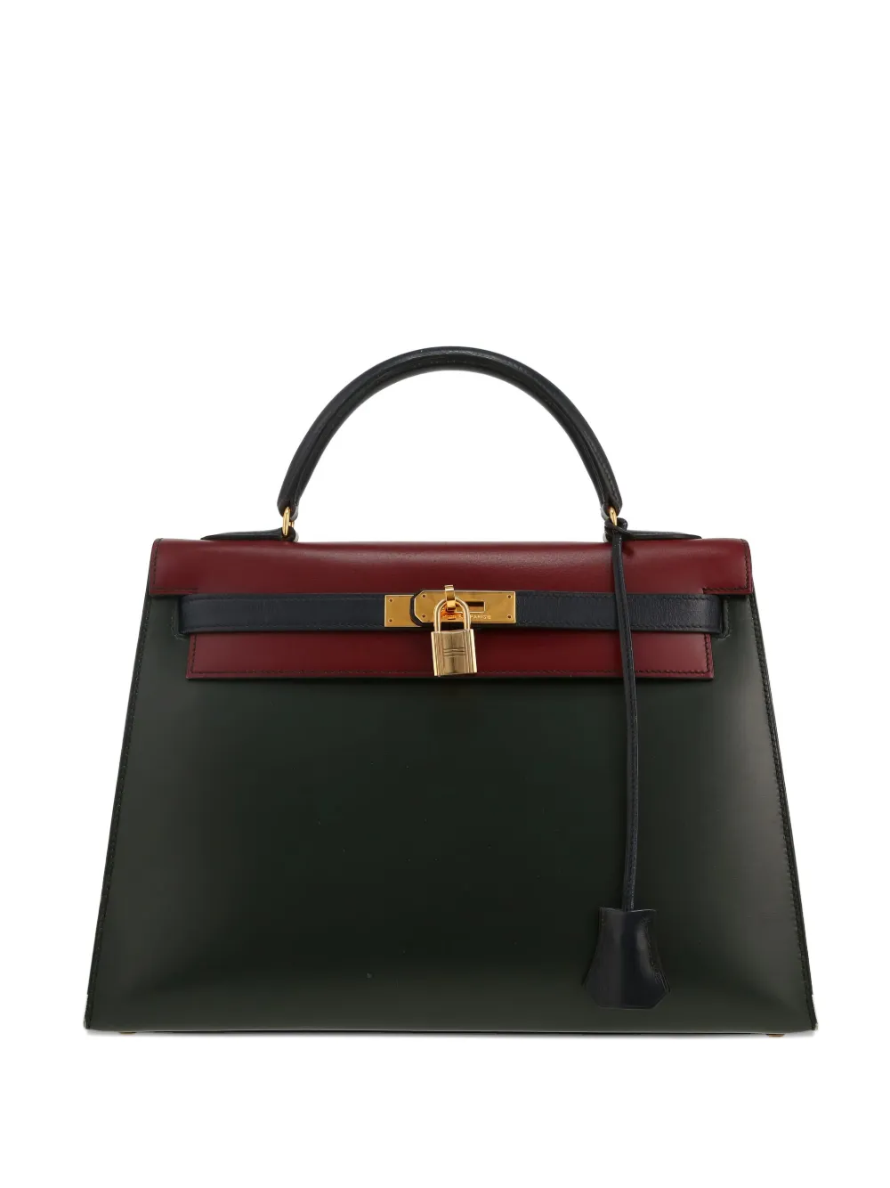 Hermès Pre-Owned 1991s Kelly 32cm leather tote bag - ブラック Hermès Pre-Owned 1991s Kelly 32cm leather tote bag - ブラック