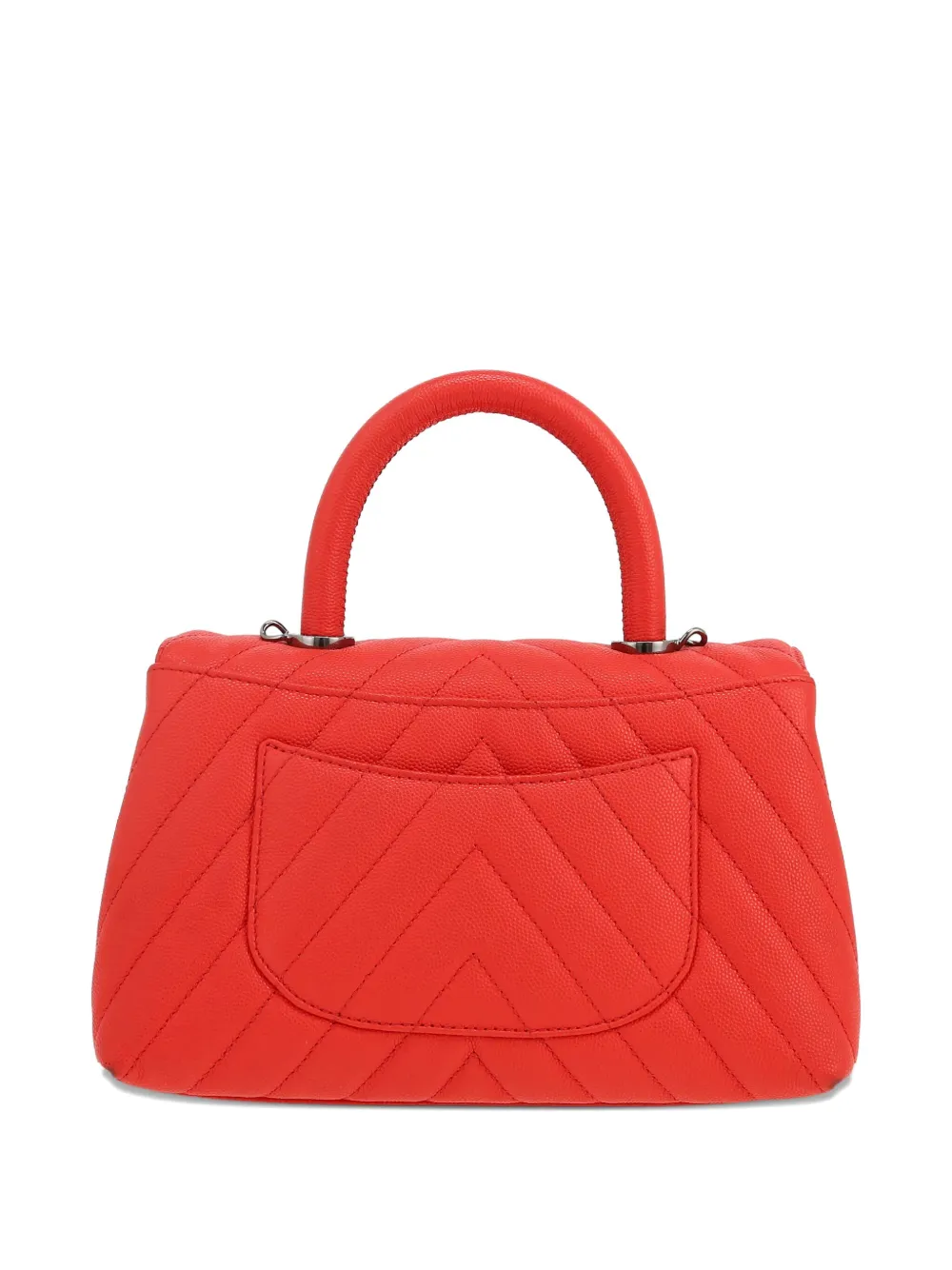 CHANEL Pre-Owned Coco Handle chevron-quilted satchel | Pre-Owned | Image 2