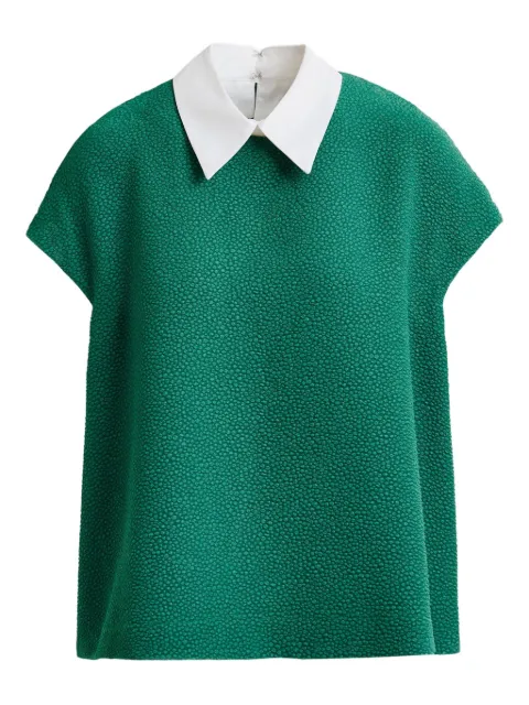 Essentiel Antwerp blusa con cuello tipo polo