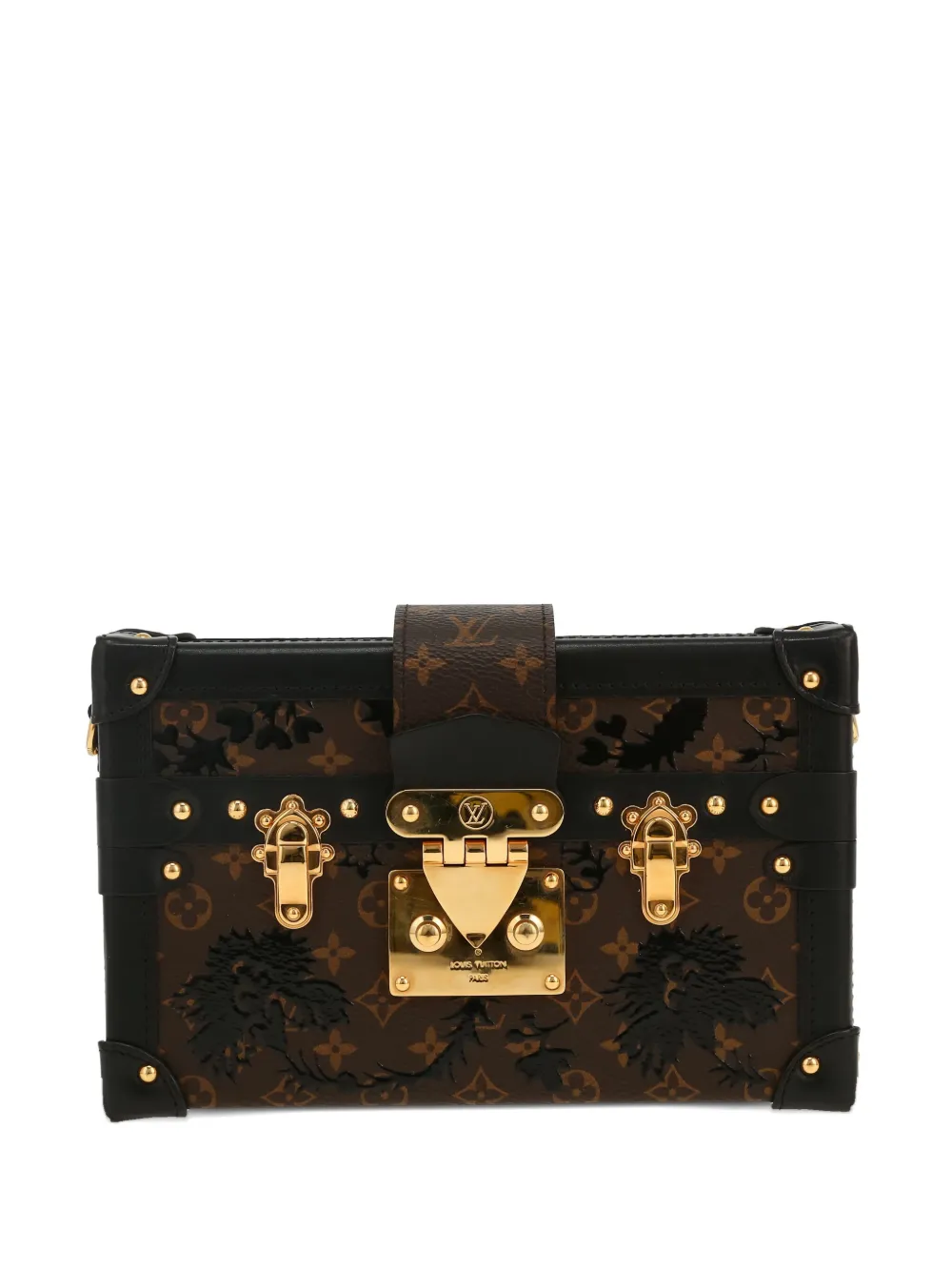 Louis Vuitton Pre-Owned Petite Malle monogram shoulder bag - ブラウン Louis Vuitton Pre-Owned Petite Malle monogram shoulder bag - ブラウン