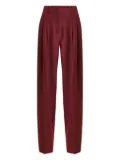 Essentiel Antwerp Icci pleated side-stripe trousers - Red