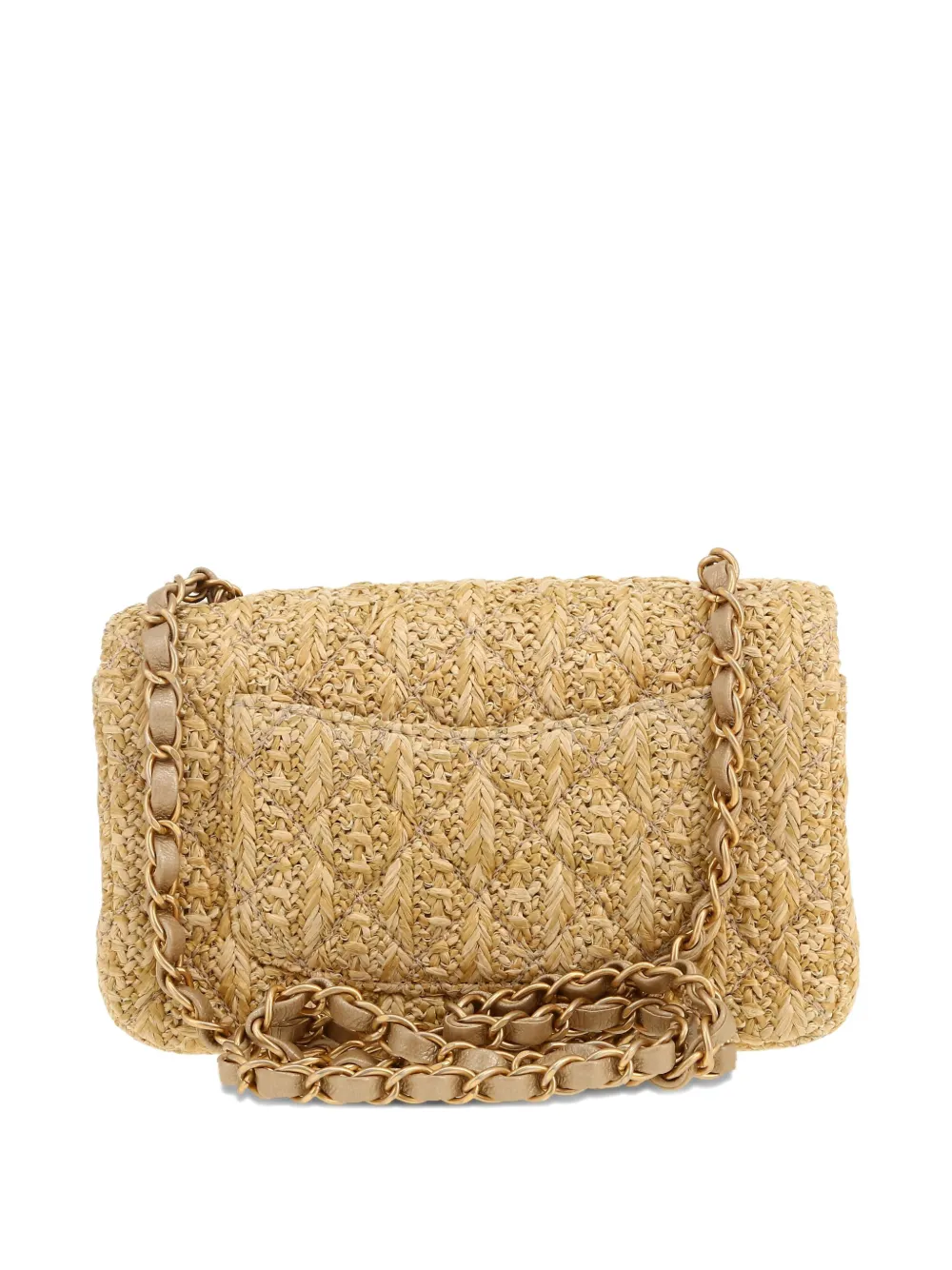Pre-owned Chanel Mini Timeless Shoulder Bag In Neutral