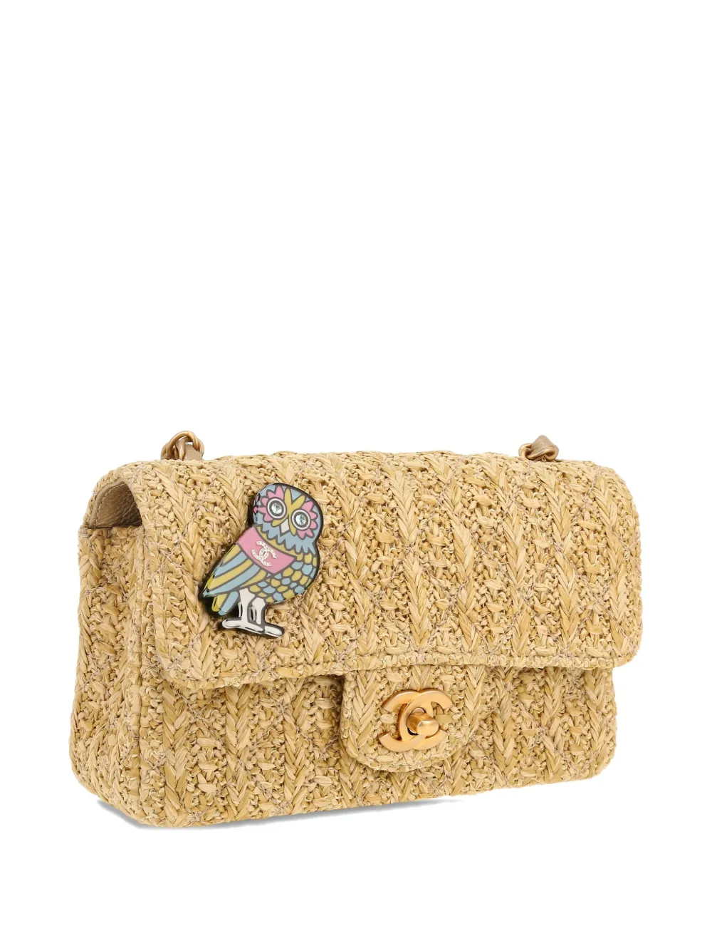 Pre-owned Chanel Mini Timeless Shoulder Bag In Neutral