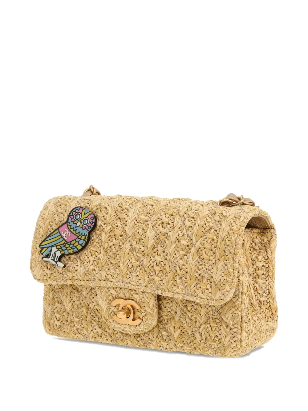 Pre-owned Chanel Mini Timeless Shoulder Bag In Neutral
