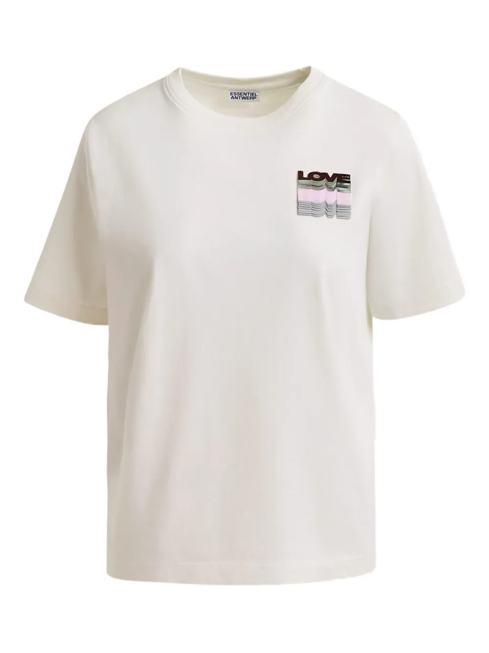 Essentiel Antwerp Crew-neck T-shirt In White