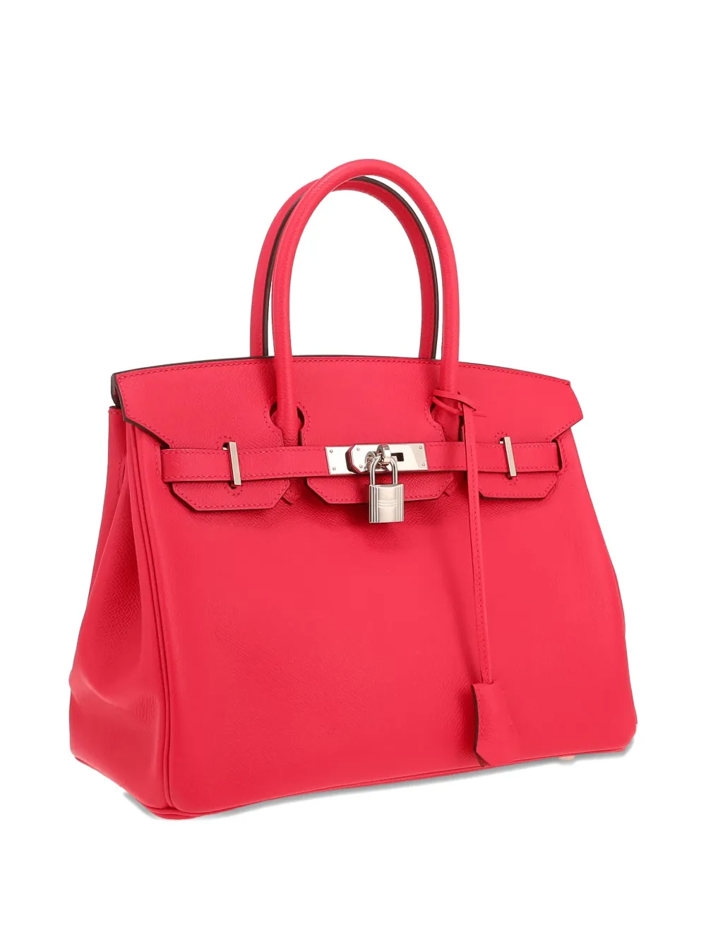 Pre-owned Hermes Birkin 30 Leather Handbag In Red