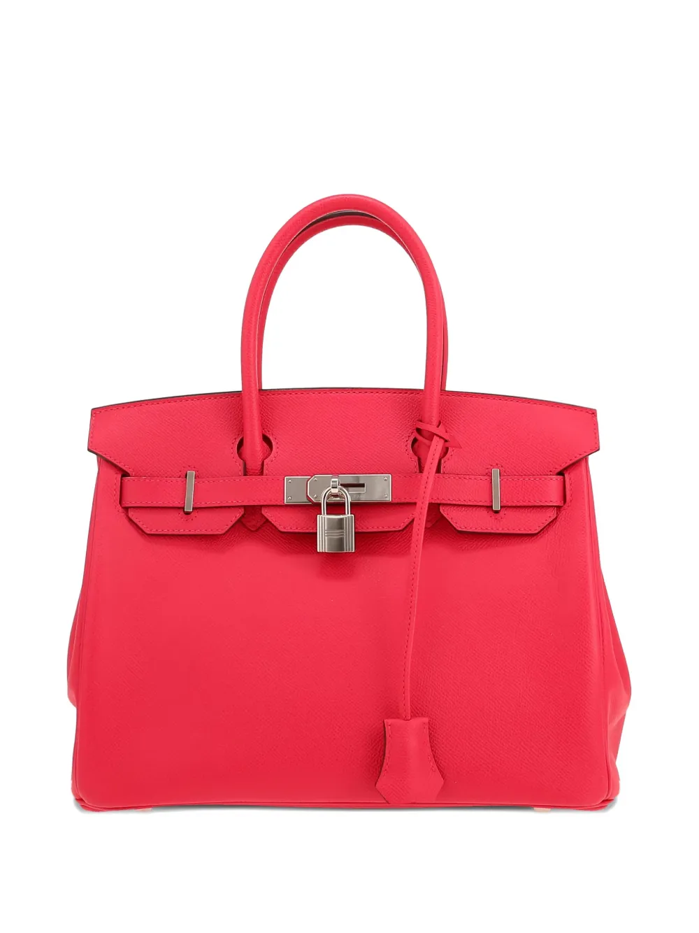 Hermès Pre-Owned Birkin 30 leather handbag - レッド Hermès Pre-Owned Birkin 30 leather handbag - レッド